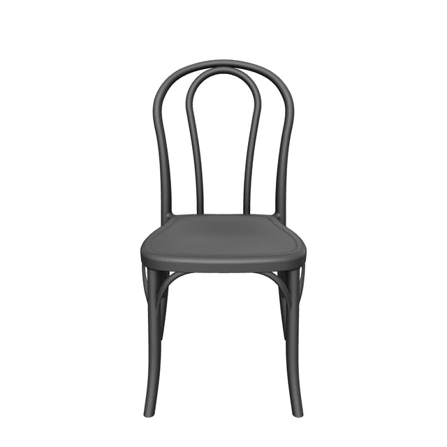 Sozo Polipropilen Sandalye Siyah