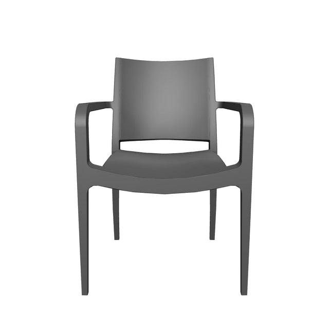 Specto Kollu Polipropilen Sandalye Siyah