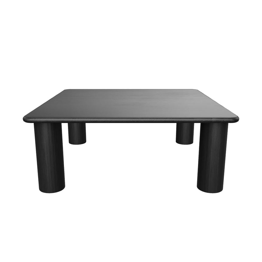 Polo Ahşap Kare Orta Sehpa Siyah