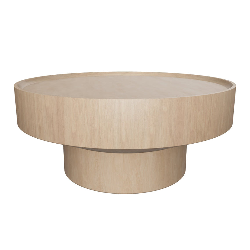 Torku Ahşap Yuvarlak Orta Sehpa Natürel