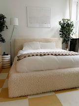 Pura Çift Kişilik Karyola Krem