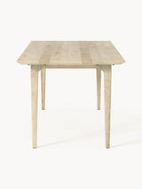 Riko Dikdörtgen Ahşap Yemek Masası Beyaz Meşe