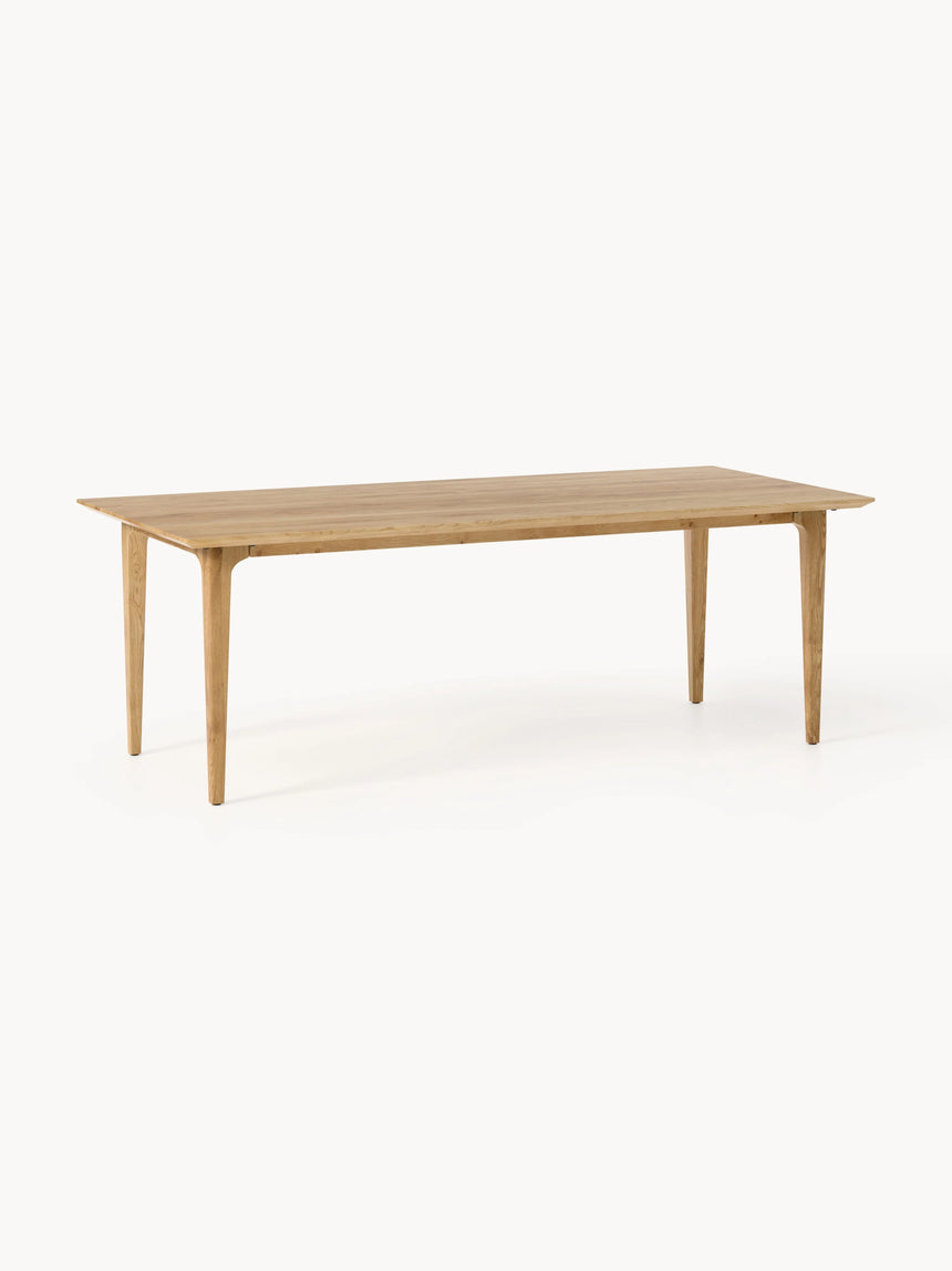 Riko Dikdörtgen Ahşap Yemek Masası Meşe