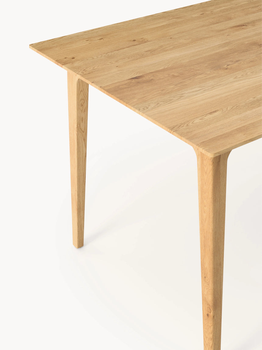 Riko Dikdörtgen Ahşap Yemek Masası Meşe