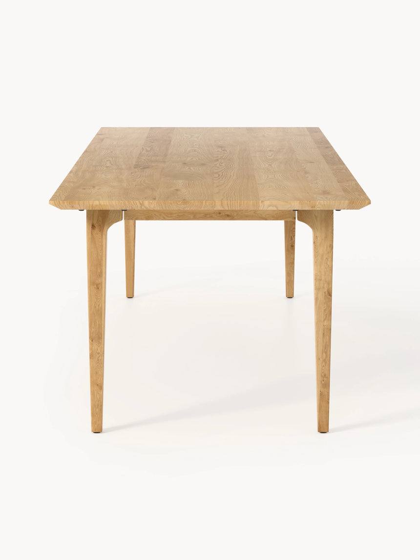 Riko Dikdörtgen Ahşap Yemek Masası Meşe