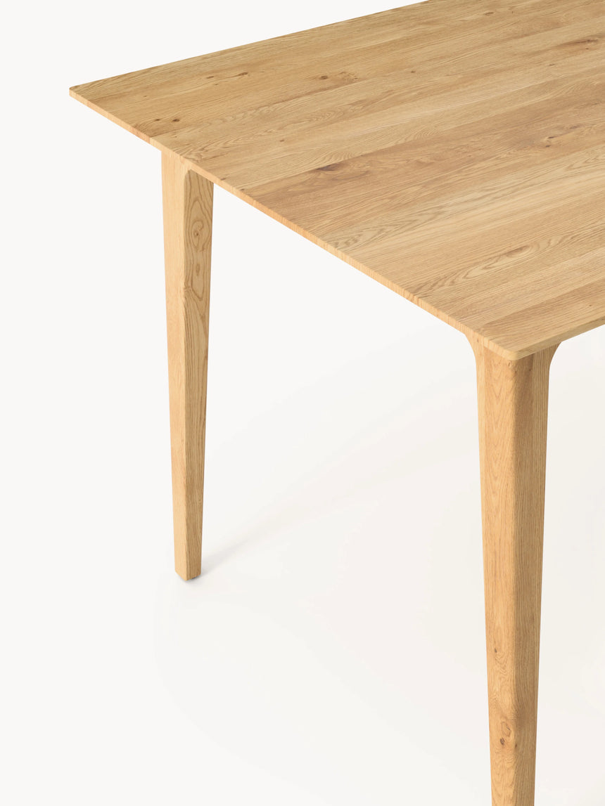 Riko Dikdörtgen Ahşap Yemek Masası Meşe