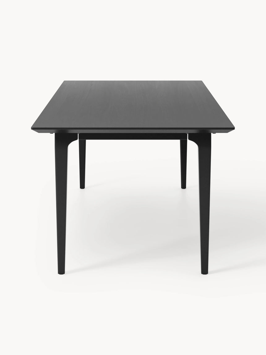 Riko Dikdörtgen Ahşap Yemek Masası Siyah