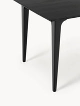 Riko Dikdörtgen Ahşap Yemek Masası Siyah