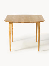 Riko Oval Ahşap Yemek Masası Meşe