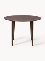 Riko Yuvarlak Ahşap Yemek Masası Ceviz