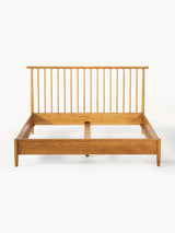 Roma Çift Kişilik Ahşap Karyola Meşe