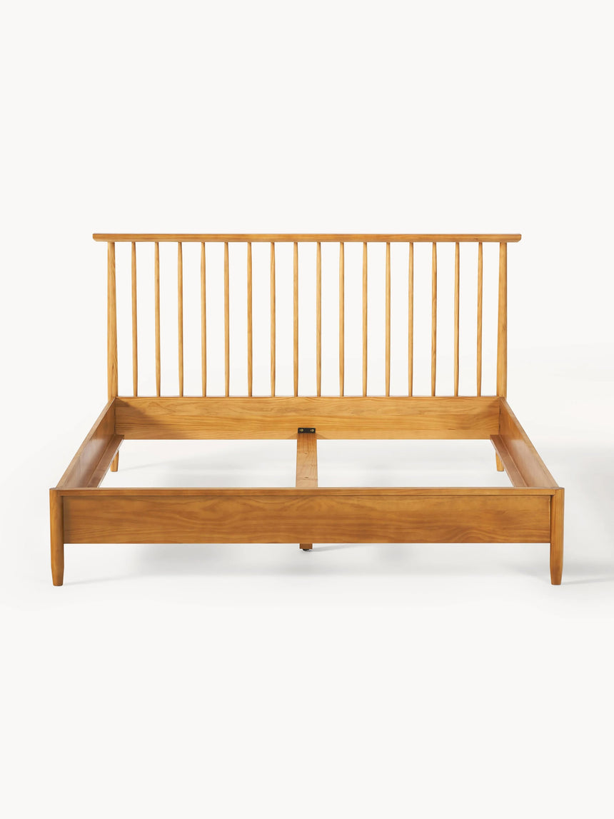 Roma Çift Kişilik Ahşap Karyola Meşe