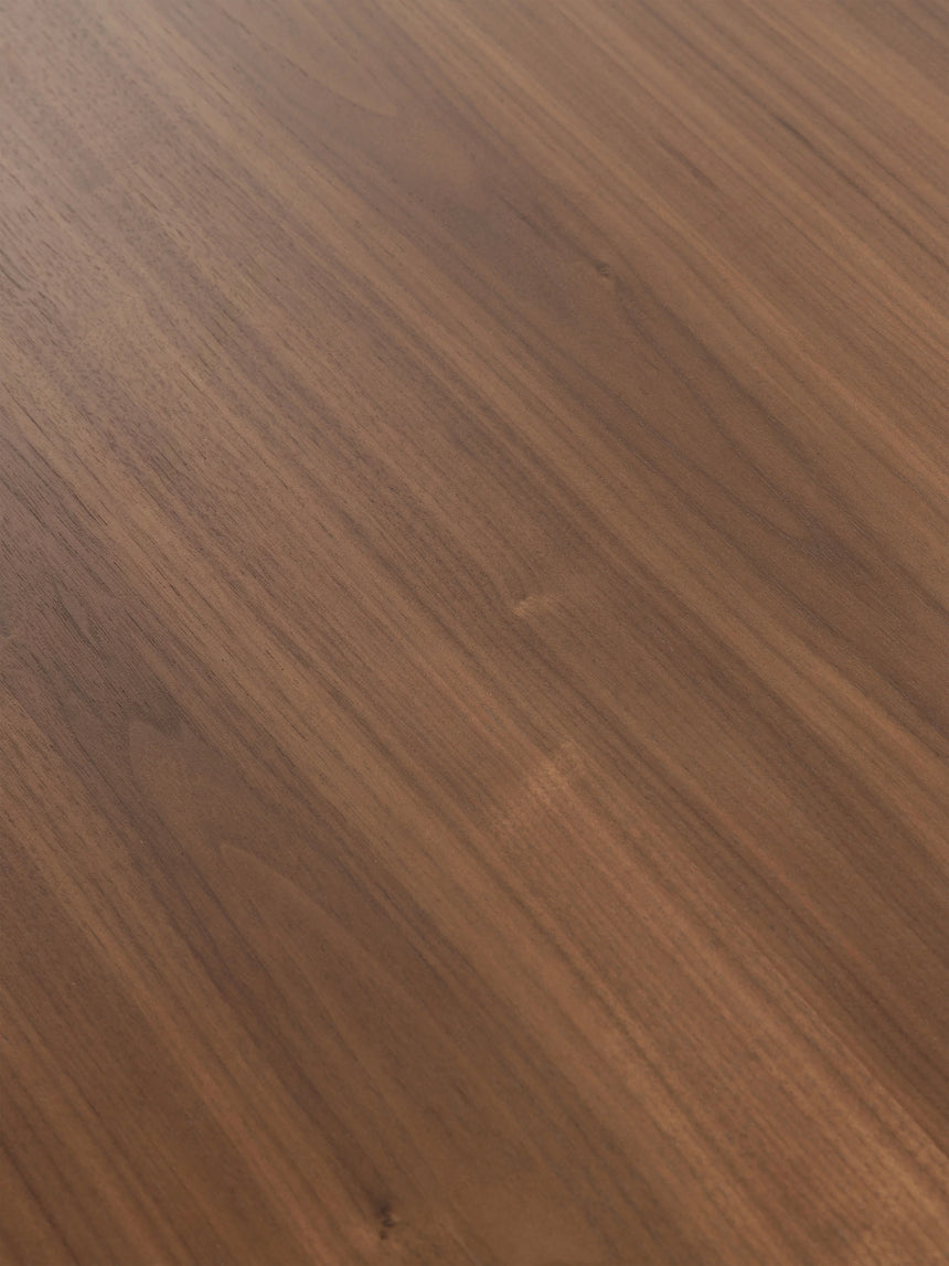 Saba Ahşap Yuvarlak Orta Sehpa Ceviz