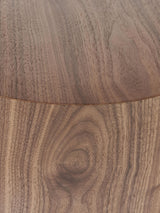 Saba Ahşap Yuvarlak Orta Sehpa Seti İkili Ceviz