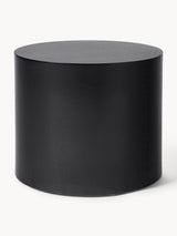 Saba Ahşap Yuvarlak Orta Sehpa Seti İkili Siyah