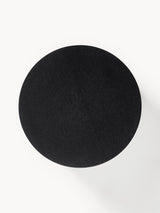 Saba Ahşap Yuvarlak Orta Sehpa Seti İkili Siyah