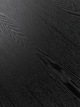 Saba Ahşap Yuvarlak Orta Sehpa Siyah