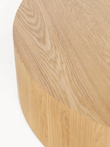 Saba Plus Ahşap Yuvarlak Orta Sehpa Dışbudak