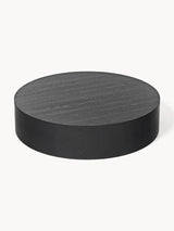 Saba Plus Ahşap Yuvarlak Orta Sehpa Siyah