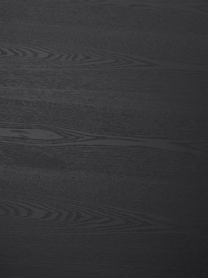 Saba Plus Ahşap Yuvarlak Orta Sehpa Siyah