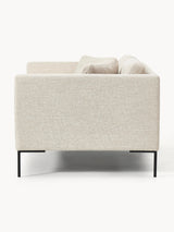 Sade İkili Koltuk Açık Bej