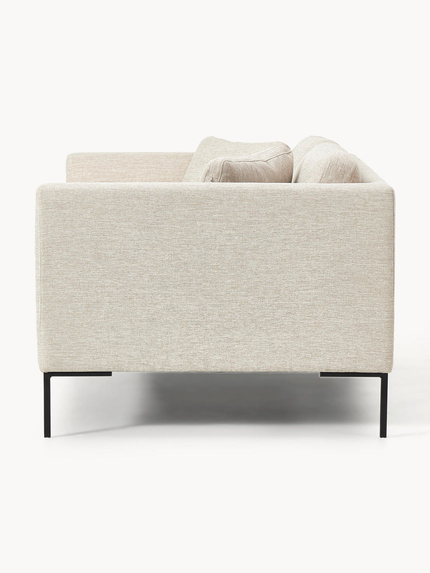 Sade İkili Koltuk Açık Bej