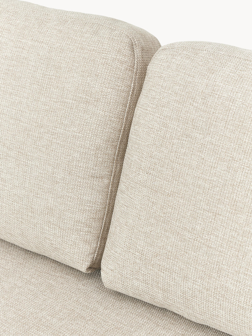 Sade İkili Koltuk Açık Bej