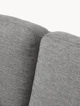 Sade İkili Koltuk Koyu Gri