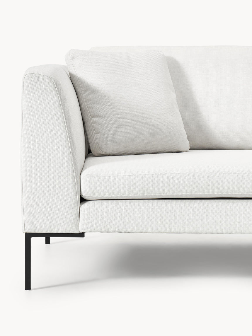 Sade İkili Koltuk Kırık Beyaz