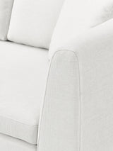 Sade İkili Koltuk Kırık Beyaz