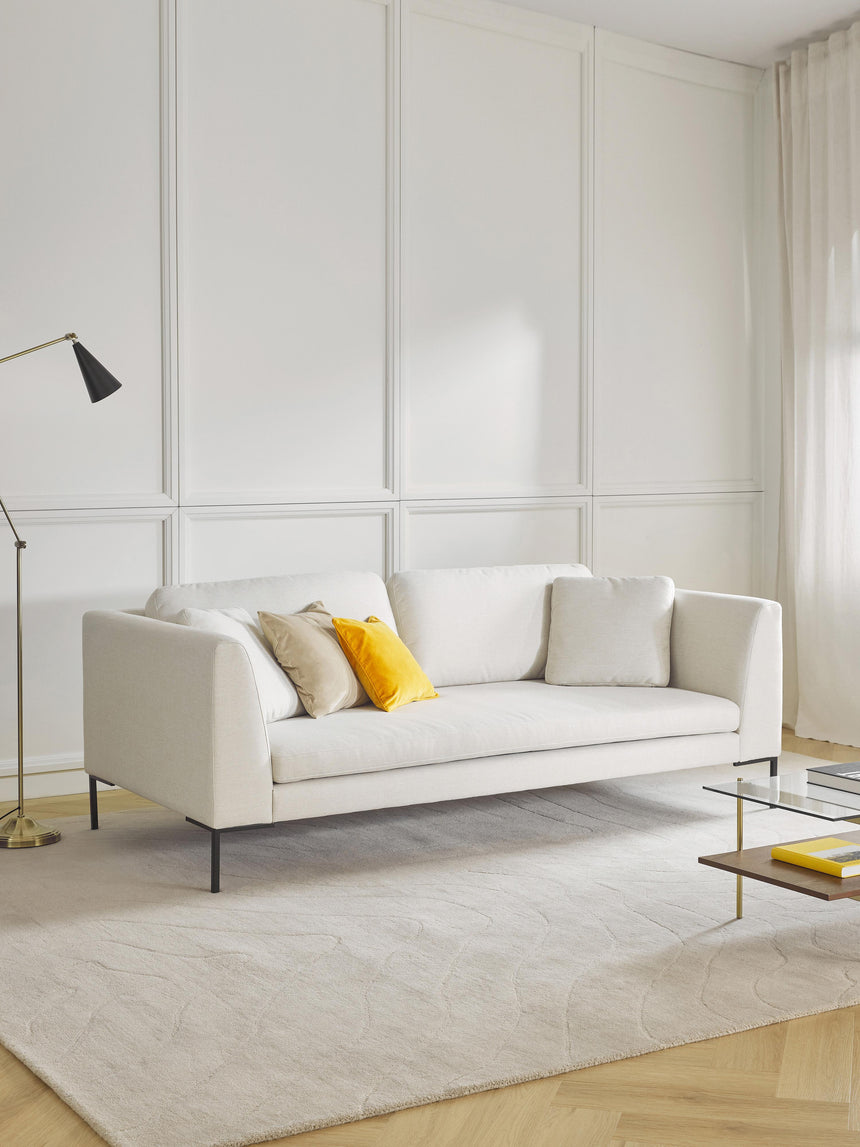 Sade İkili Koltuk Kırık Beyaz