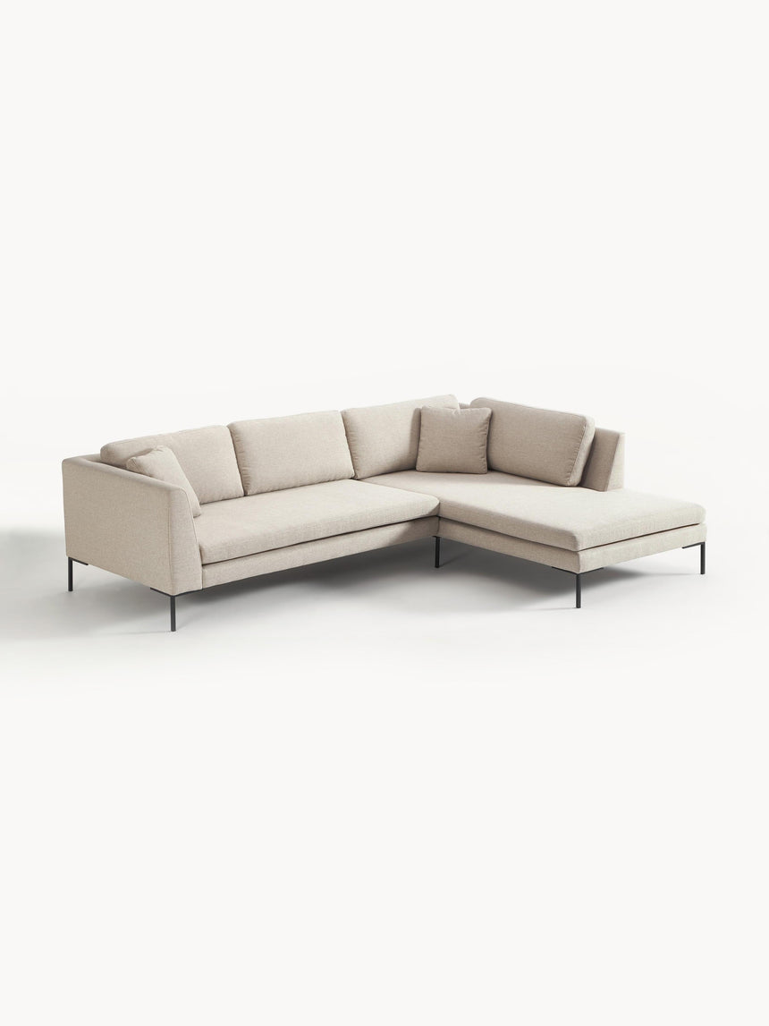 Sade Köşe Koltuk Açık Bej