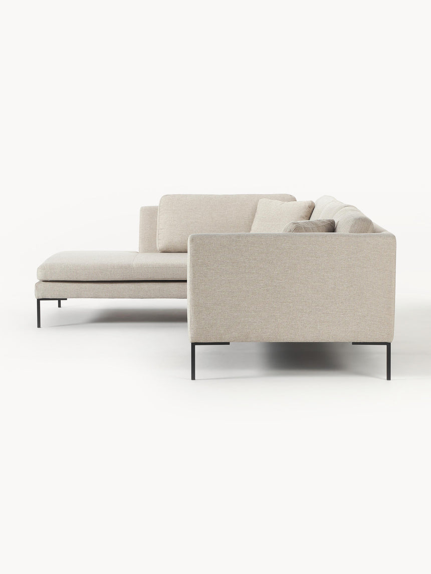 Sade Köşe Koltuk Açık Bej