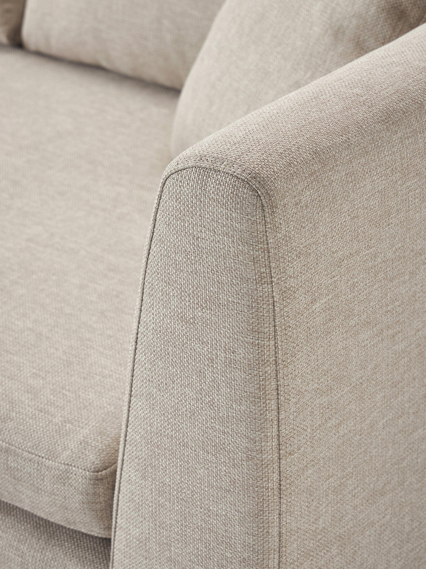 Sade Köşe Koltuk Açık Bej