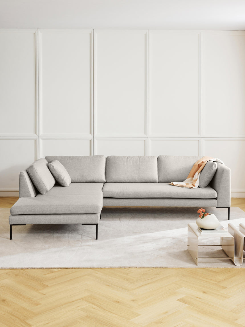 Sade Köşe Koltuk Açık Bej