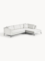 Sade Köşe Koltuk Kırık Beyaz