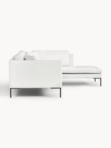 Sade Köşe Koltuk Kırık Beyaz