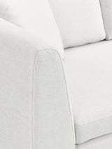 Sade Köşe Koltuk Kırık Beyaz