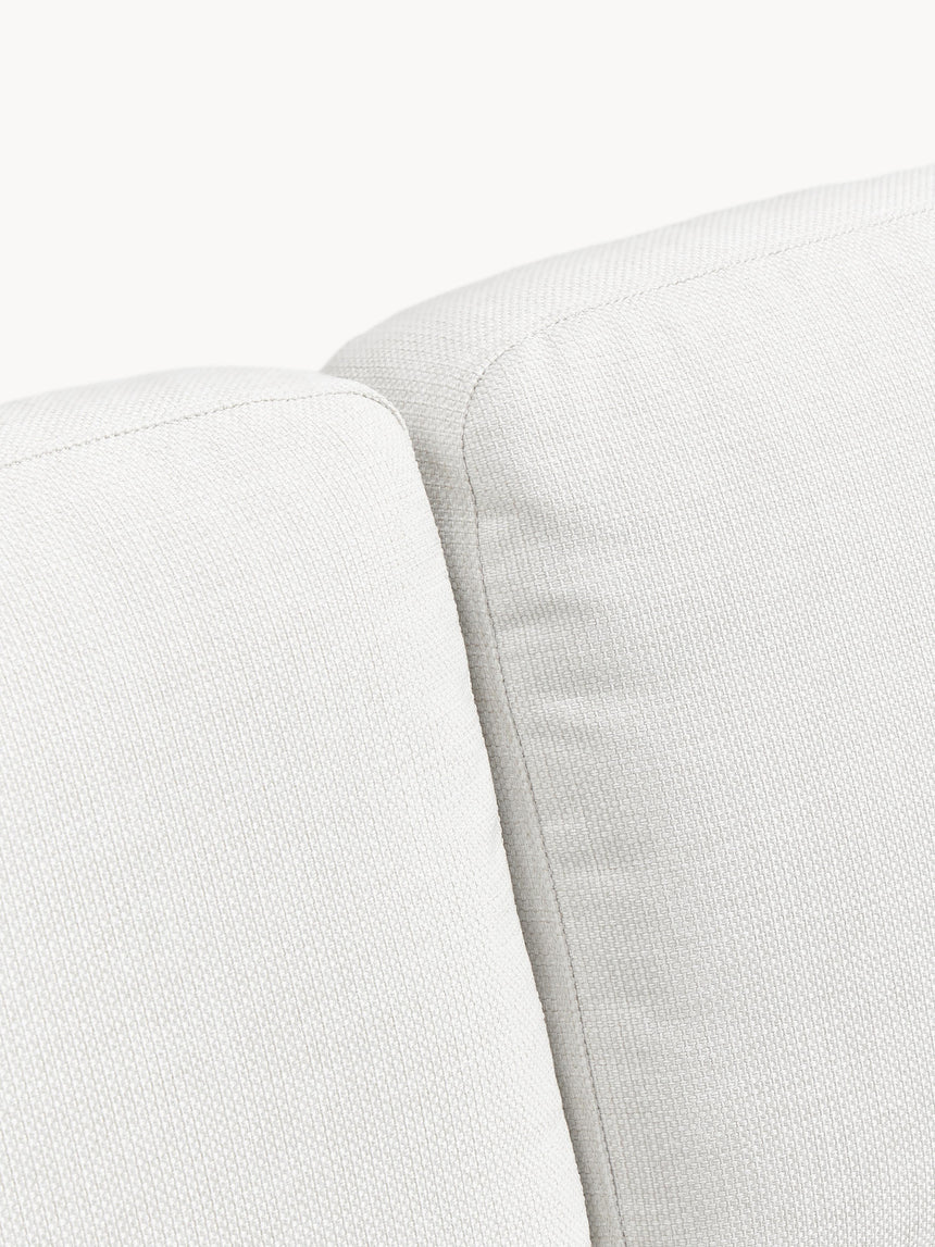 Sade Köşe Koltuk Kırık Beyaz