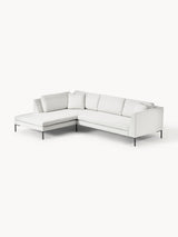 Sade Köşe Koltuk Kırık Beyaz