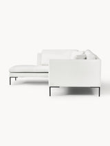 Sade Köşe Koltuk Kırık Beyaz