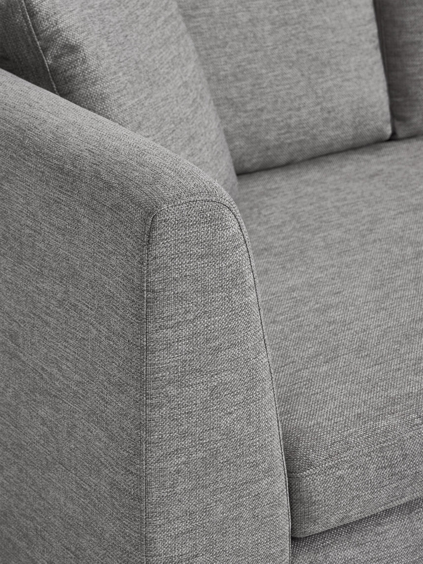 Sade Köşe Koltuk Koyu Gri