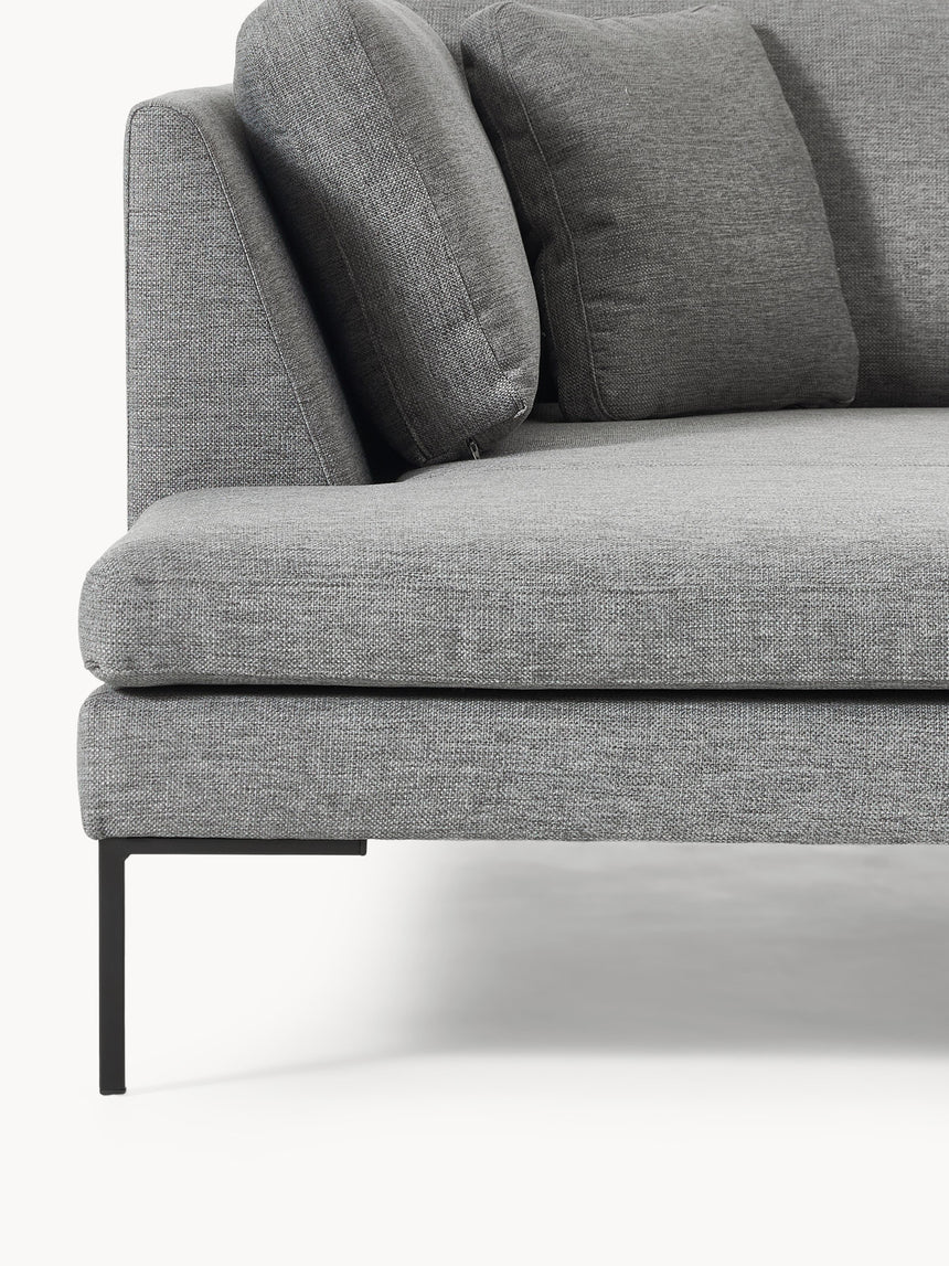 Sade Köşe Koltuk Koyu Gri