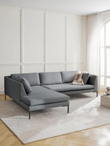 Sade Köşe Koltuk Koyu Gri