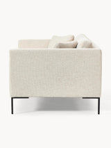 Sade Üçlü Koltuk Açık Bej