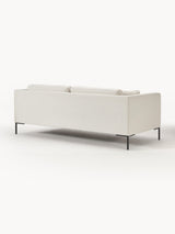 Sade Üçlü Koltuk Kırık Beyaz