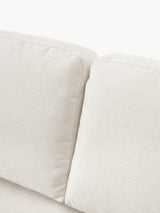 Sade Üçlü Koltuk Kırık Beyaz