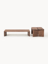 Sane Ahşap Orta Sehpa Koyu Meşe