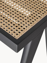 Sara Hazeran İşlemeli Ahşap Bank Siyah