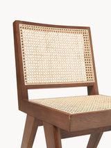 Sara Hazeran İşlemeli Ahşap Sandalye Ceviz